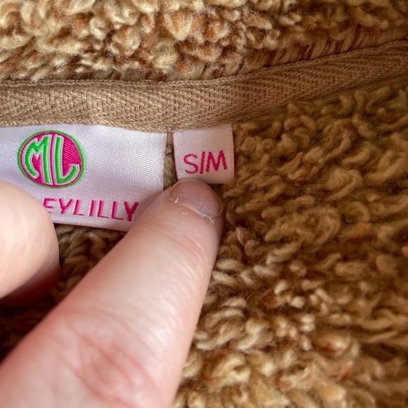 MarleyLilly monogrammed Sherpa pullover - Picture 7 of 10